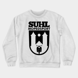 Suhl Mopedsport Schwalbe Logo (black) Crewneck Sweatshirt